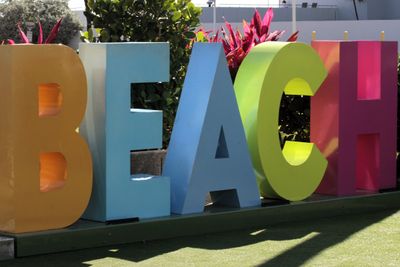  Miami Beach colorful sign