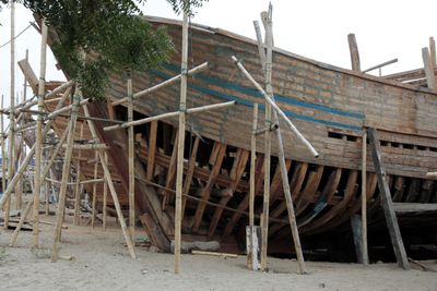 It was incredible to see men making huge tuna boats with minimal equipment.