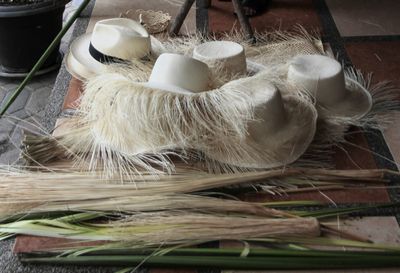 Panama hat making