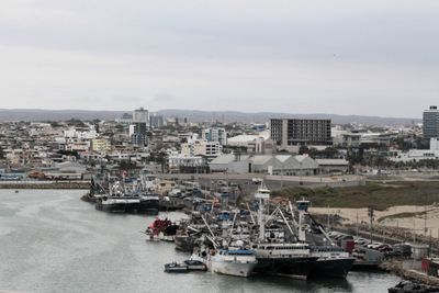 View of Manta from the ship