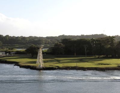 My first lighthouse in Panama - Atlantic Entrance Range Front