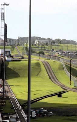 We went through Gatun locks around breakfast time