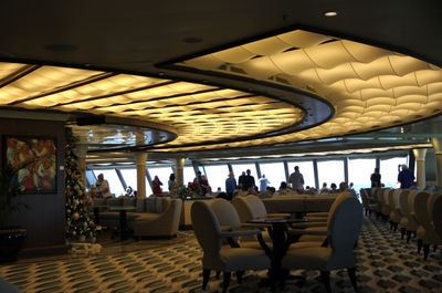 Many people went to the Marina Lounge to view the transit, as Marina has no outdoor public viewing spot in the front.