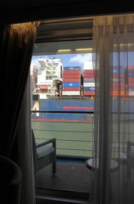We got some pretty interesting views from inside our room.
