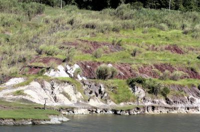 Interesting shoreline in the afternoon