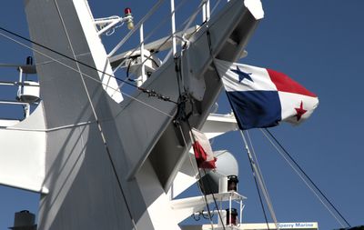 Panama flag is flying!