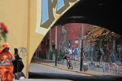 Ubered to Barranco with its colorful murals. 