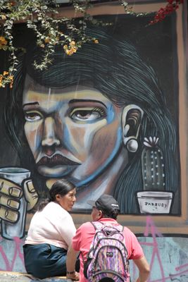  One mural two people