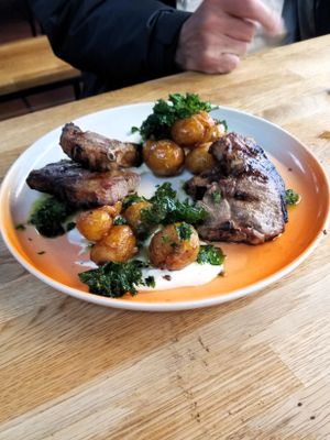 Lamb dinner at Food Hall not far from Center Hotel 