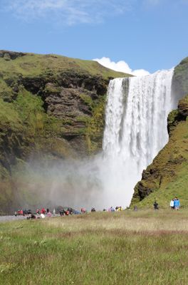 Skogafoss first view