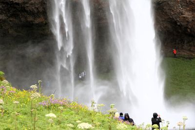 Seljalandsfoss - could walk behind it if wanted.