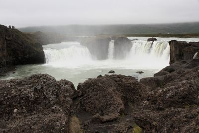 Our goal today is Godafoss (pictured) plus Svalbardseyri, Lake Myvatn, lunch, maybe Hverir & return.