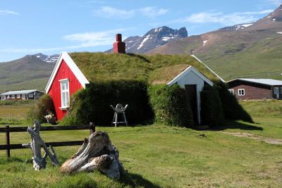 Tour made a short stop to see Linderbakki 19th C turf cottage.  The owner lived here until just recently. 