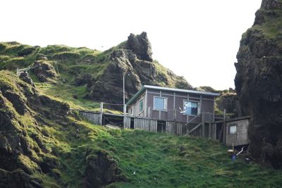We wondered if anyone still lived here, or used this, way up on the cliff. 