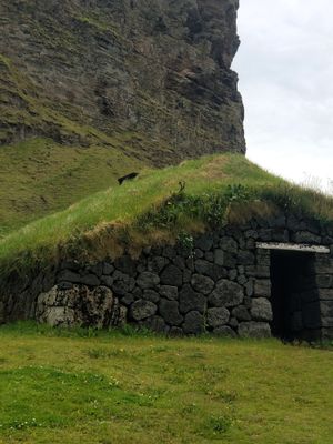 Old settlement near golf course 