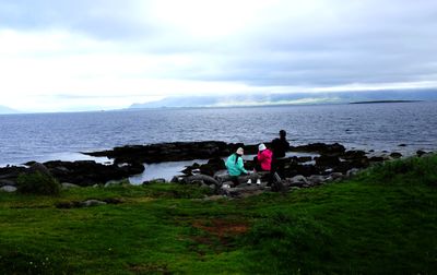 I had been curious about the Kvika Footbath near Grotta, so Thor took us there. 