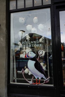 Thor took us to some places in Reykjavik before heading out of the city. Puffin store!