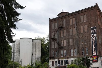 Depot didn't have prime rib today, so walked 2 blocks to the Mill (Star mills & silos) 