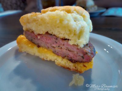 Sausage & Cheese on a Biscuit  1300132