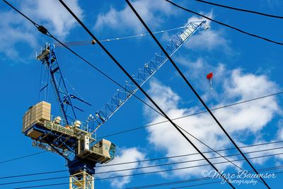 Construction Crane and Wires 69785