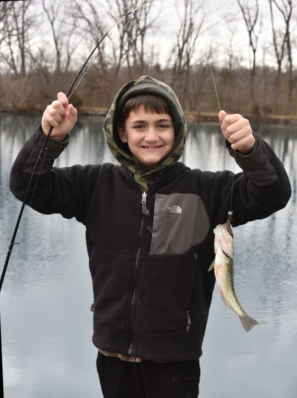 AJ's First Fish of the Year