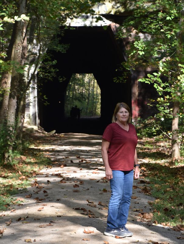 King's Hollow, wooden railroad tunnel