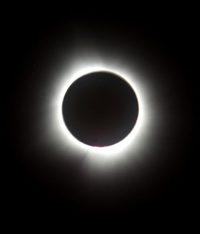 Total Solar Eclipse in Fort Loramie, Ohio 04-08-2024