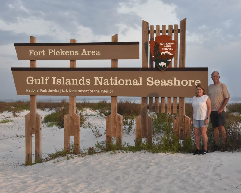 Entry to Gulf Islands National Seashore