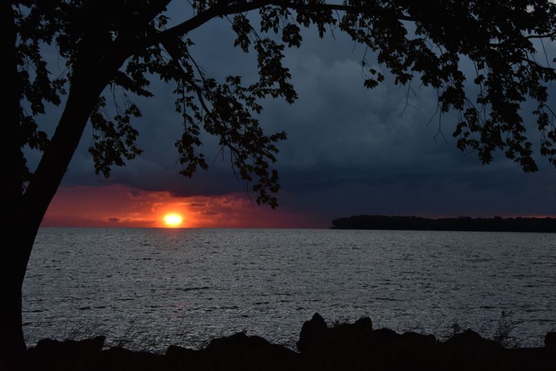 Monday Morning Sunrise from our campsite