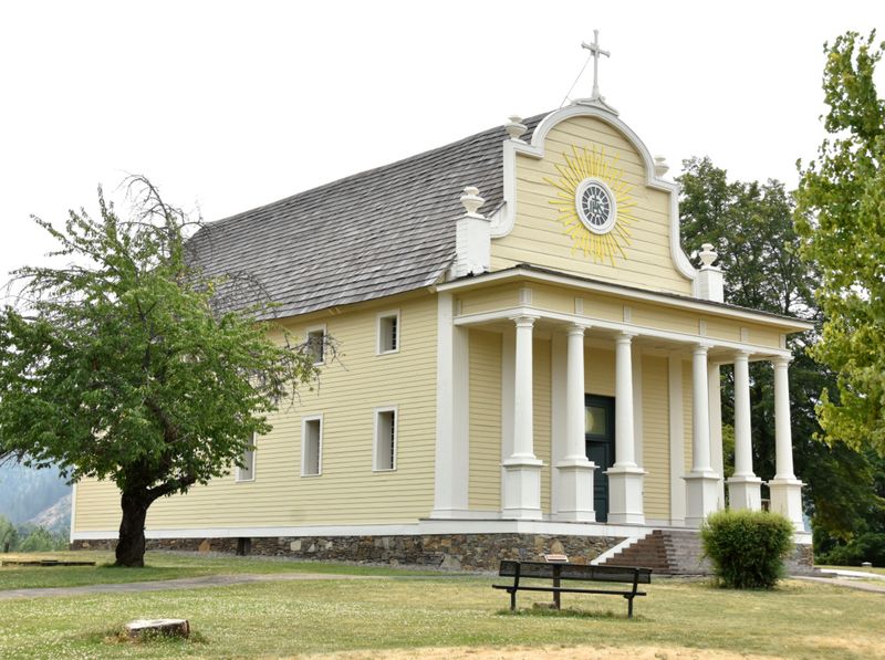 Oldest building in Idaho, Coeur d' Alene's Old Mission, 1850