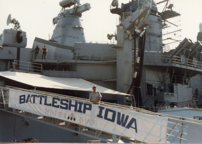 USS Iowa BB61  - The Big Stick is Back - 1986