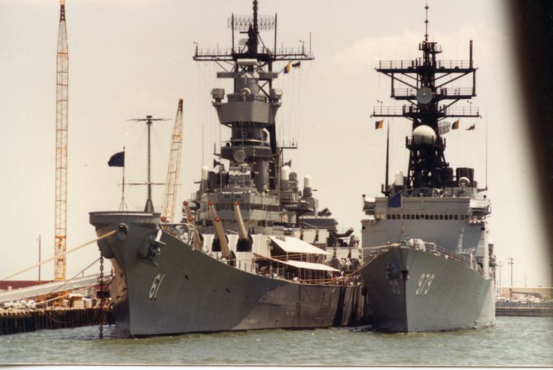 USS Iowa BB-61 and USS Conolly DD-979