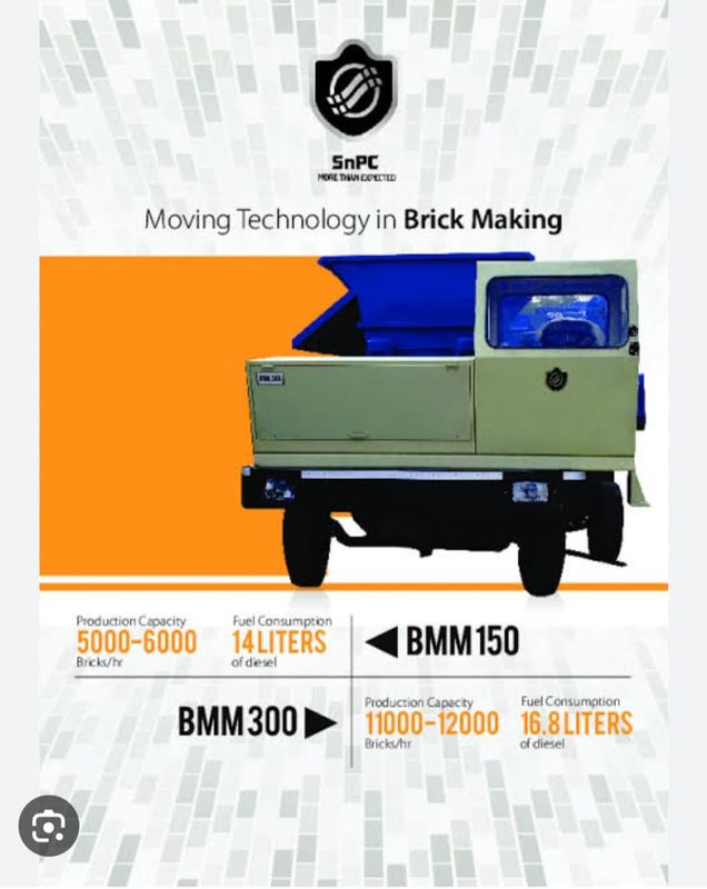BMM-160, clay brick making machine