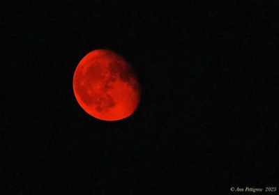Our June Moon During the Canadian Wildfires