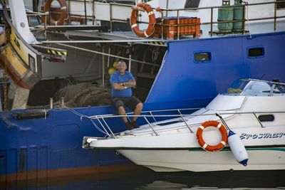 Aboard Two Boats