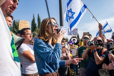 Protesting against Netanyahu and his Criminal Government