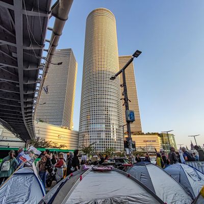 Protesting against Netanyahu and his Criminal Government