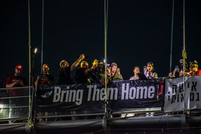 Protesting against Netanyahu and his Criminal Government