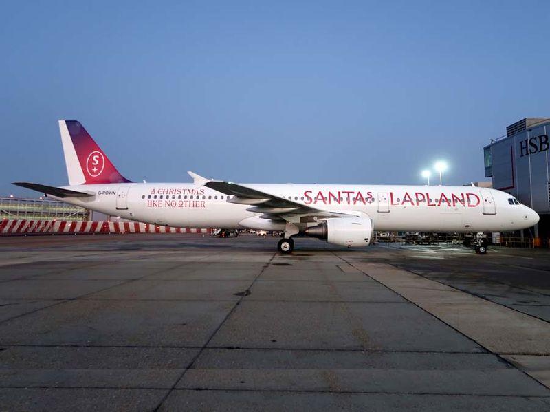 At Gatwick in this new xmas livery