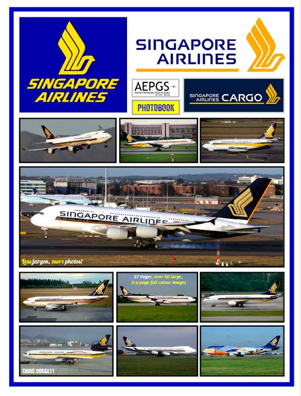 Singapore Airlines photo book - Airline Series (AEPGAS) Expect Early 2025.