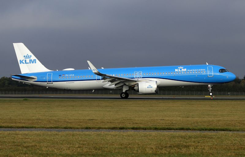 Newly delivered to KLM, seen arriving Copenhagen as every day this week