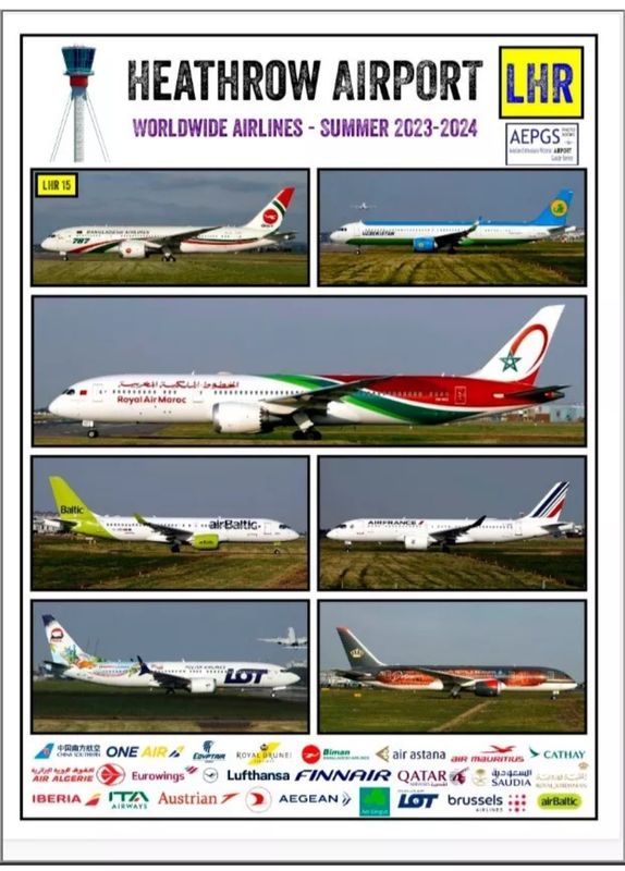 London Heathrow Airliners 2023-2024