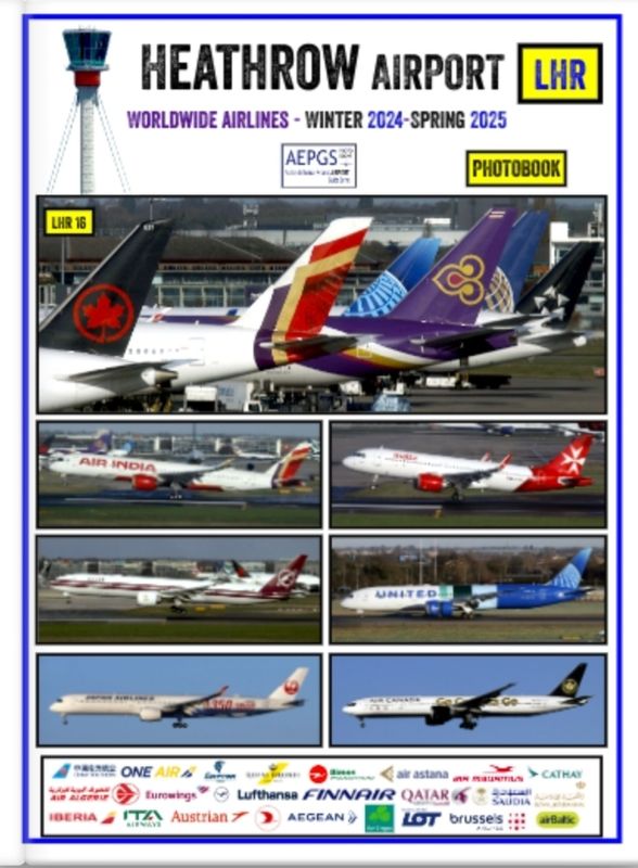 London Heathrow Airport phoyobook 2024-2025. (Expect mid 2025).