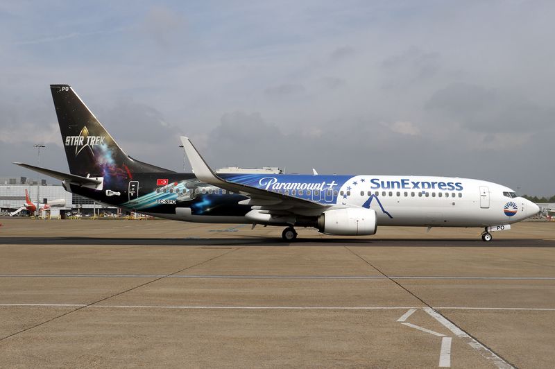 Star Trek livery at Gatwick