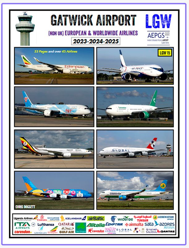 London Gatwick 2023-2025 photobook. Once again now available after a re-edit!