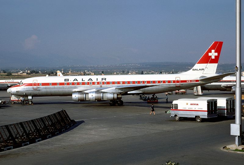 DC8-55 HB-IDU 