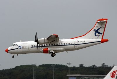 Landing at Toulouse Blagnac