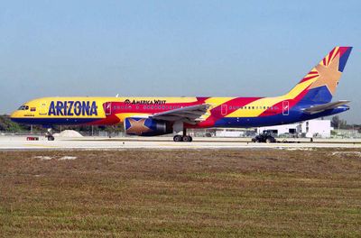 America West Airlines, special livery deps KFLL