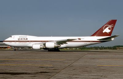 006 Qatar Airways Boeing 747-SR A7-ABL