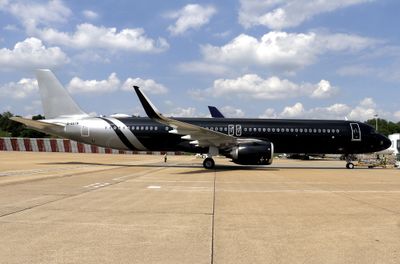 Titan Airways OPF TUI today at LGW North